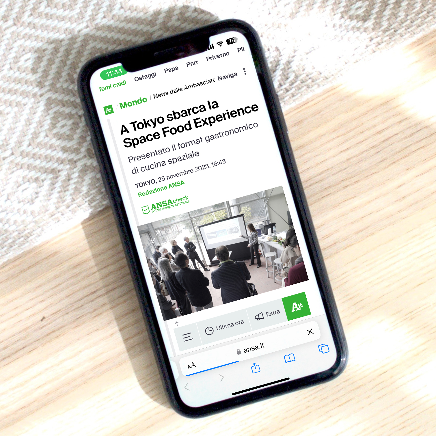 The Space Food Experience Tour on the Korea Times